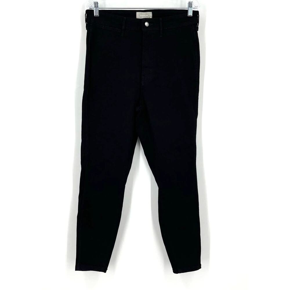 Everlane The Way High Skinny Jean‎ Black Organic Cotton Size 32 Regular